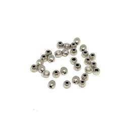 Bolas rayadas de Plata de Ley 2mm