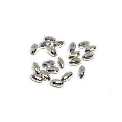 Olivas espejo de Plata de Ley 4x6mm