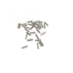 Tubos lisos de Plata de Ley 1,5x5x0,3mm
