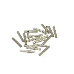 Tubos rayados de Plata de Ley 1,5x10x0,17mm