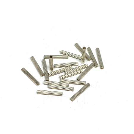Tubos rayados de Plata de Ley 1,5x10x0,17mm
