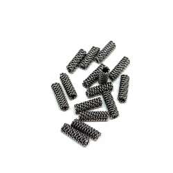 Tubos hilo trenzado de Plata de Ley 3x9mm