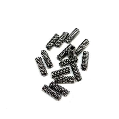 Tubos hilo trenzado de Plata de Ley 3x9mm