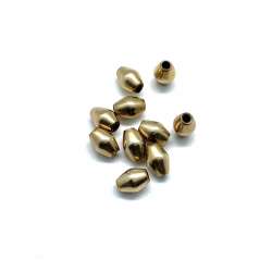 Oliva rombo de Gold Filled 3,5x5mm