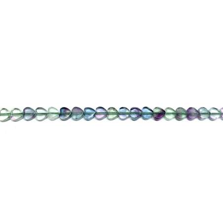 Fluorita corazón 6mm