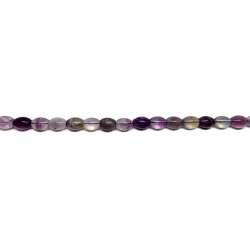 Fluorita lila oliva 8x12mm