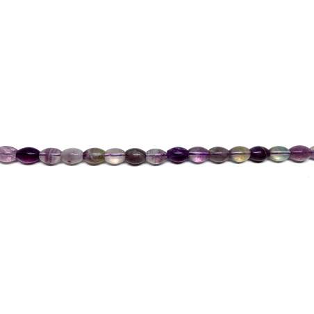 Fluorita lila oliva 8x12mm