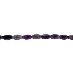 Fluorita lila oliva lados  10x20mm