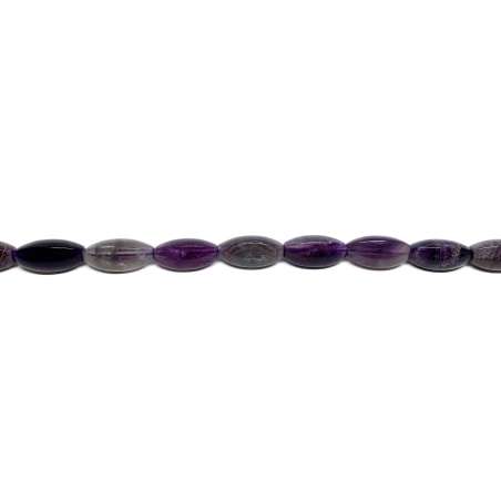 Fluorita lila oliva lados  10x20mm