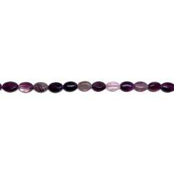Fluorita lila oval 10x14mm
