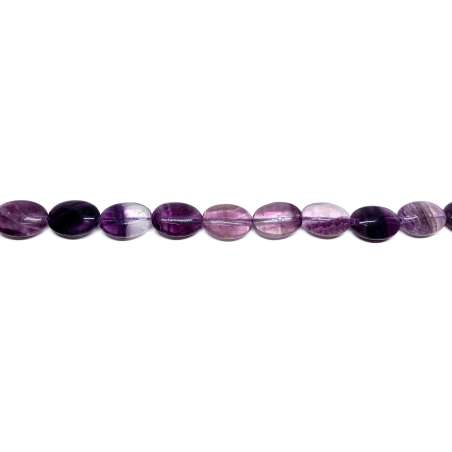 Fluorita lila oval 13x18mm