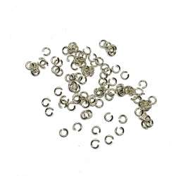 Anillas de Plata de Ley 0,8x3,7mm