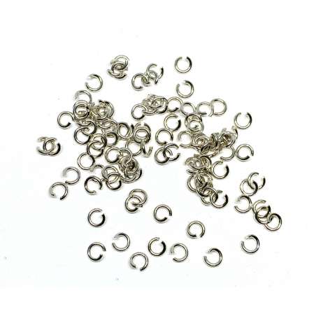 Anillas de Plata de Ley 0,9x4,4mm