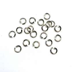 Anillas de Plata de Ley 1,3x6,7mm