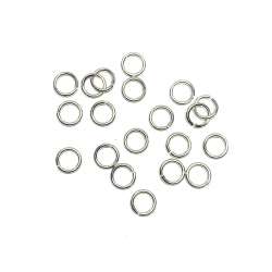 Anillas de Plata de Ley 1,2x8mm