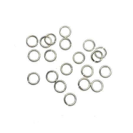 Anillas de Plata de Ley 1,2x8mm