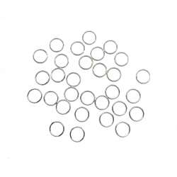 Anillas soldadas de Plata de Ley 0,7x8mm