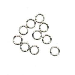 Anillas soldadas de Plata de Ley 1,2x8mm