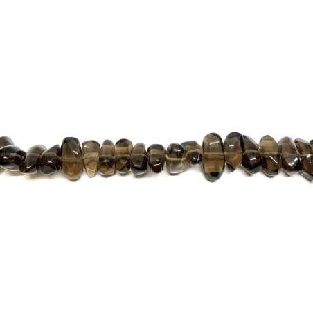 Cuarzo ahumado nugget 18x12mm