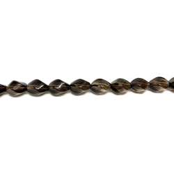 Cuarzo ahumado oliva "S" 10x15mm