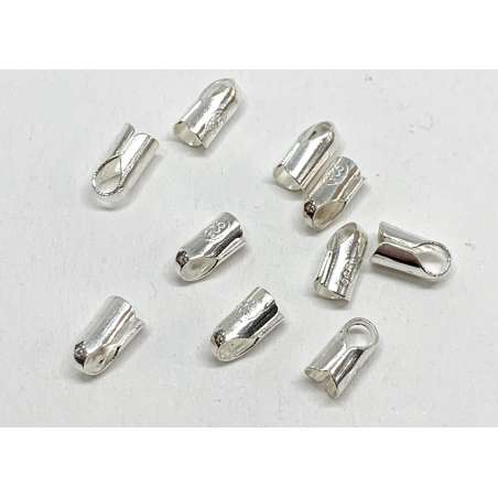 Terminal Capuchón en Plata de Ley 4mm