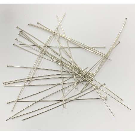 Alfileres en Plata de Ley 2"x0,02"