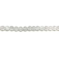 Cuarzo Blanco "Cracked" 10mm facetado