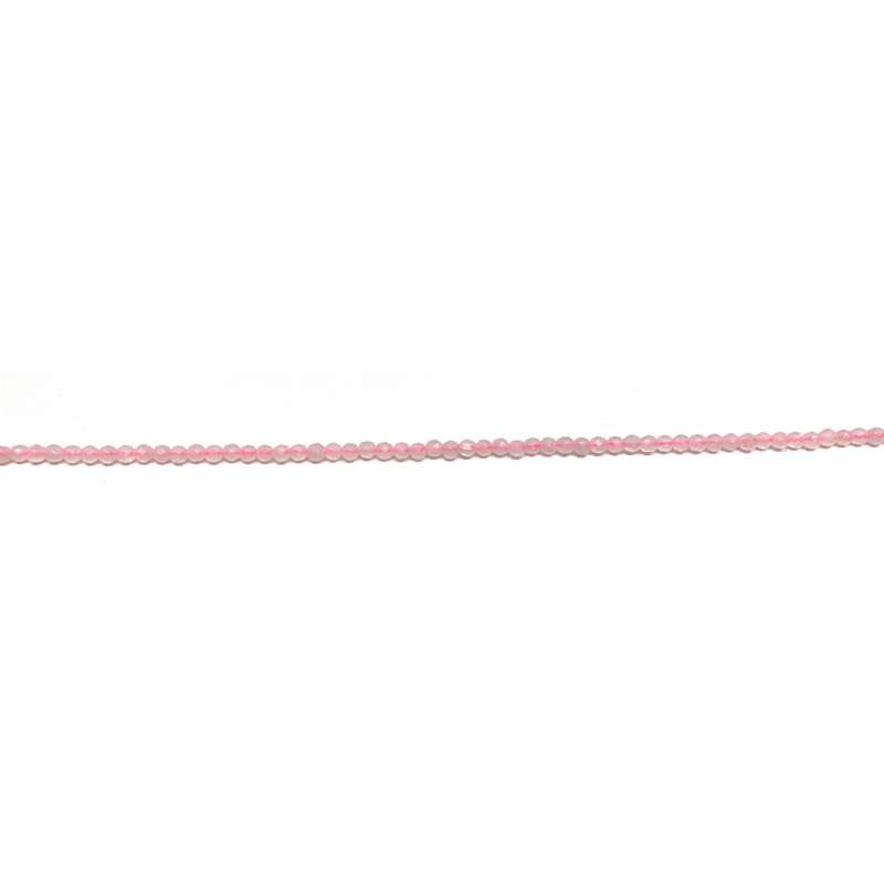 Cuarzo Rosa 2mm facetado