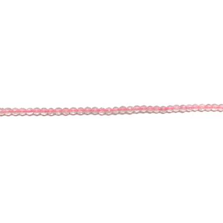 Cuarzo Rosa 3mm facetado