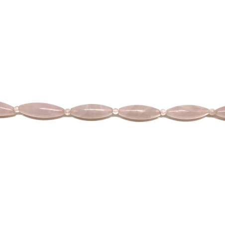 Cuarzo Rosa Oliva 10x30mm