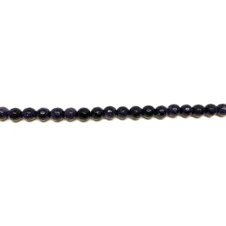 Aventurina Azul 2mm facetada