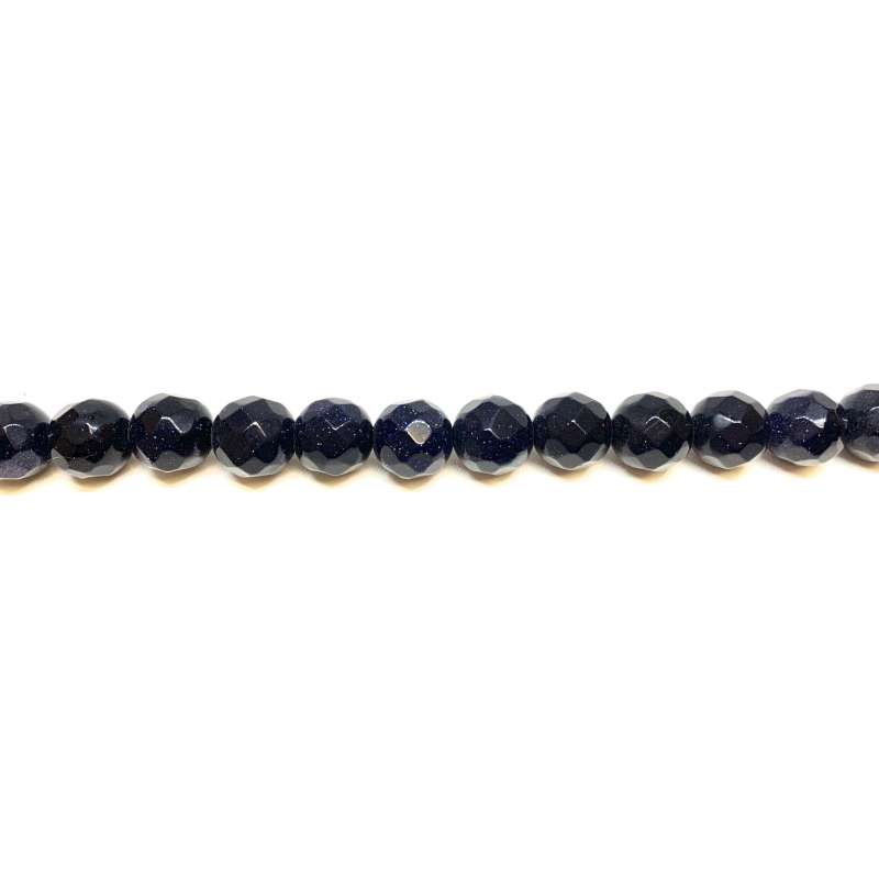 Aventurina Azul 12mm facetada