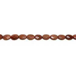 Aventurina Dorada Oval 12x16mm facetada