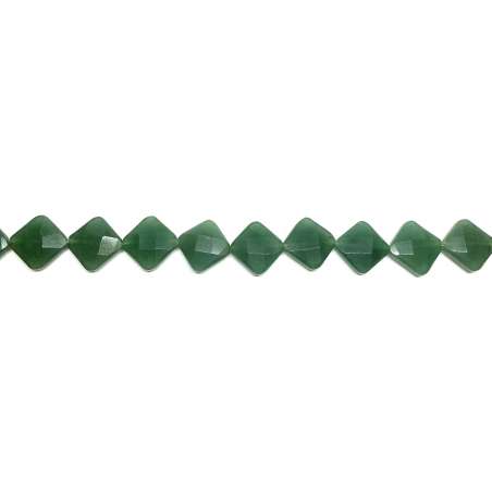 Aventurina Verde Rombo 16mm facetada