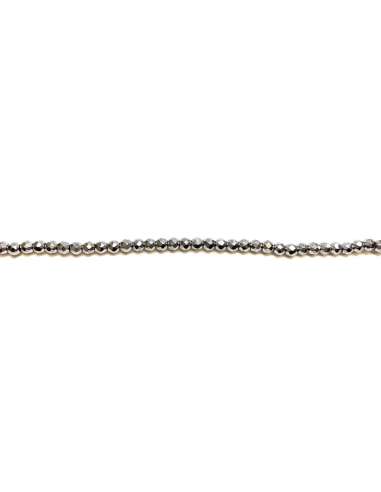 Hematite plateado 3mm facetado