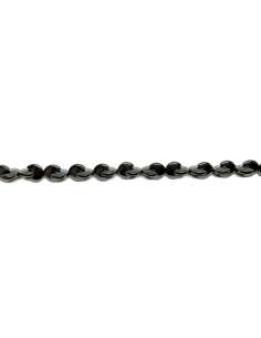 Hematite Media Luna 10x7mm