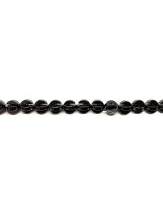 Hematite Media Luna plana 11x6mm