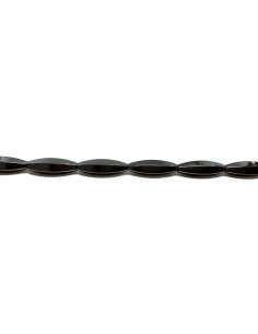 Hematite Oliva lados 8x25mm
