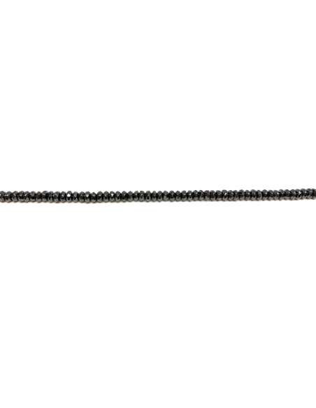 Hematite Rondel 3,5-4x2mm facetado