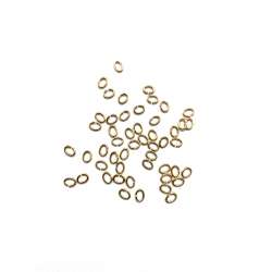 Anillas oval de Gold Filled 4mm
