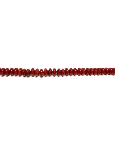 Coral Bambú Rondel 8mm