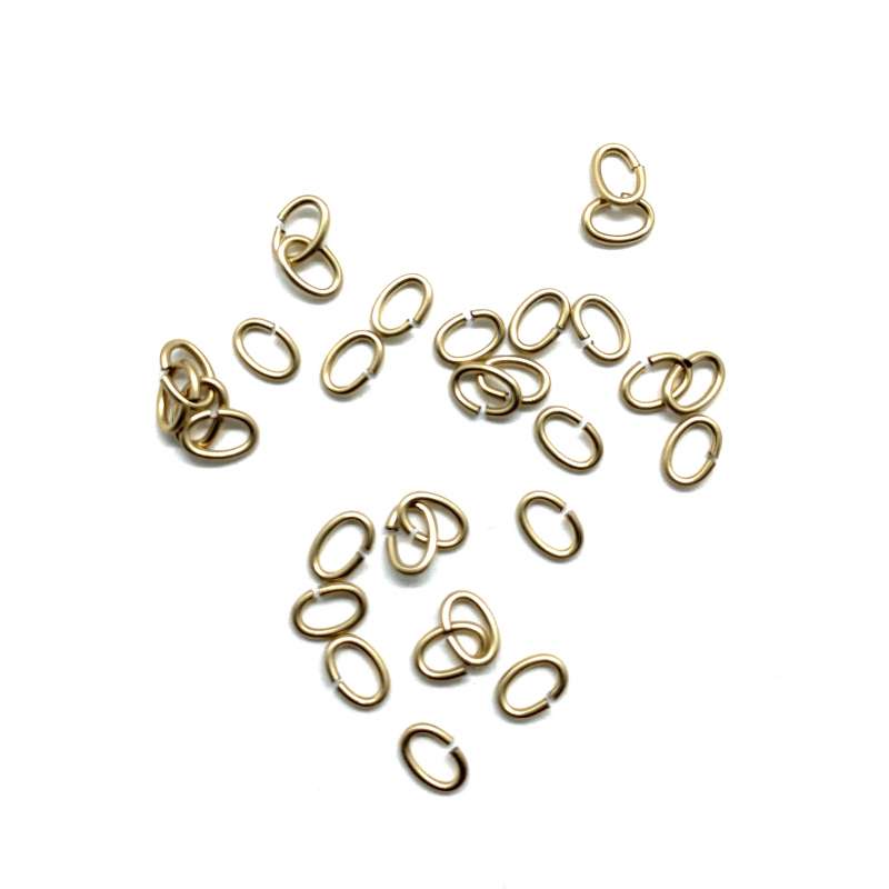 Anillas oval de Gold Filled 5,5mm