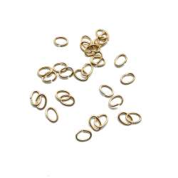 Anillas oval de Gold Filled 6mm