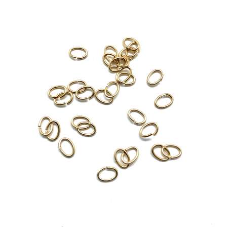 Anillas oval de Gold Filled 6mm