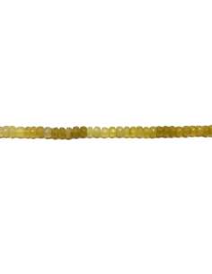 Granate Amarillo Rondel 8x5mm facetado