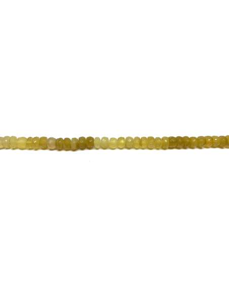 Granate Amarillo Rondel 8x5mm facetado