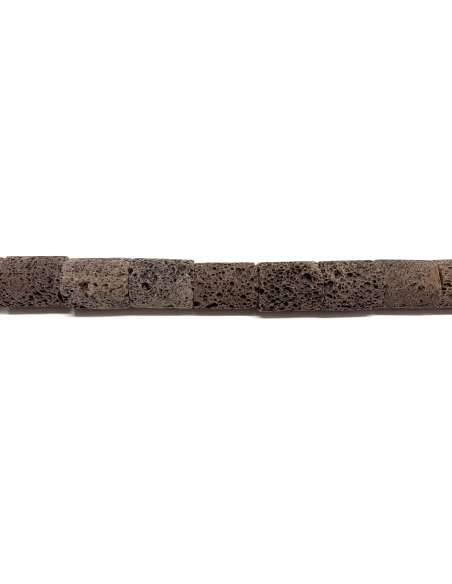 Lava Marrón cilindro 12x18mm