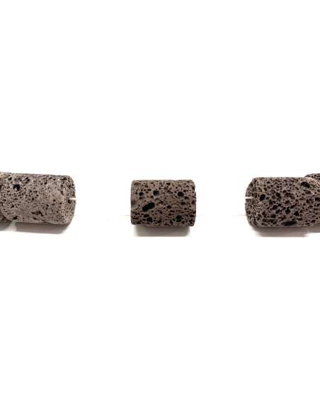 Lava Marrón cilindro 12x18mm