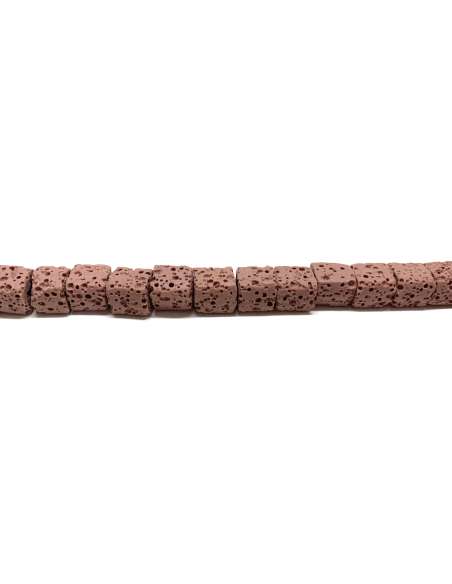 Lava Rosa cubo 8mm