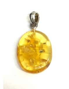 Colgante de Ámbar y Plata de Ley 925